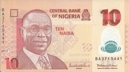 NIGERIA 10 NAIRA 2013 UNC P 39 D - Nigeria