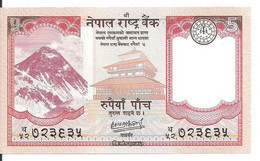 NEPAL 5 RUPEES 2020 UNC P 76 B - Nepal