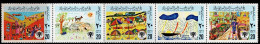 LIBYA 1980 CHILDREN'S DRAWINGS MI No 804-8 MNH VF!! - Libia