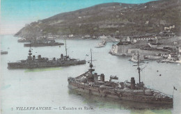 FRANCE - Villefranche - L'escadre En Rade - Bateaux - Carte Postale Ancienne - Villefranche-sur-Mer