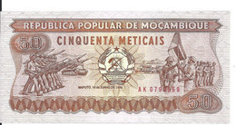 MOZAMBIQUE 50 METICAIS 1986 UNC P 129 B - Mozambique