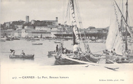 FRANCE - Cannes - Le Port - Bateaux Lesteurs - Edition Giletta - Carte Postale Ancienne - Cannes