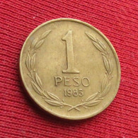 Chile 1 Peso 1985 KM# 216.1 Lt 1006 *V1T  Chili - Cile