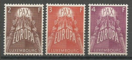 Luxembourg Luxemburg Mi.572/74 Complete Set Postfrisch / MNH / ** 1957 Europa - 1957