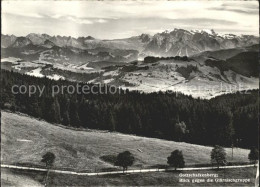 11631635 Oberaegeri Gottschalkenberg Panorama Blick Gegen Glaernischgruppe Obera - Autres & Non Classés