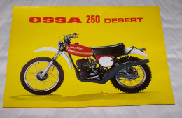 PUB PUBLICITE MOTO OSSA 250 DESERT, 1976 - Motorräder