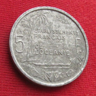 French Oceania 5 Francs 1952 KM# 4 Lt 867 *V1T  Etablissements Français De L'Océanie Oceanie Polynesia Polynesie - Other - Oceania