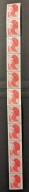 Roulettes De 11** N°87a Liberté 2.20F Rouge Faciale 11x2.20 = 24.20FF - Coil Stamps