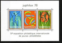 LUXEMBURG,LUXEMBOURG  1978,  Block, BF 12  MI 964-966 JUPHILUX 78,  POSTFRISCH, NEUF - Blocchi & Foglietti