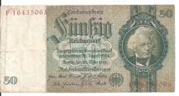 ALLEMAGNE 50 REICHSMARK 1933 VF P 182 - 50 Mark