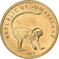 Somaliland, 10 Shillings, 2002, Laiton, SPL, KM:3 - Somalië
