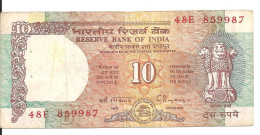 INDE 10 RUPEES ND VF P 88 - Inde