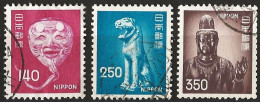 Japan 1976 - Mi 1290/92 - YT 1192/94 ( Cultural Heritage ) - Gebraucht