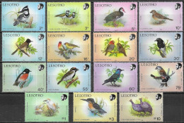 Lesotho 1988 MiNr. 678 - 692 Birds 15v  MNH **  22.00 € - Lesotho (1966-...)