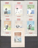 Sharjah 1968, Olympic Winners, Fancy, Boxing, Swimming, 7Block - Pugilato