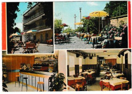 ITALY ITALIA ITALIEN CARTOLINA  VIAGGIATA NEL1981 - ALBERGO RIST.TE BAR VILLA DELLE ORTENSIE - ROCCA PRIORE  ROMA - Bares, Hoteles Y Restaurantes