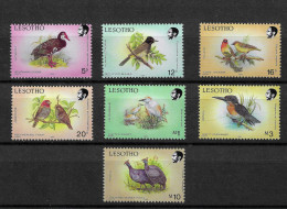 Lesotho 1989  MiNr. 680 - 692  Birds 7v  MNH **  30.00 € - Lesotho (1966-...)