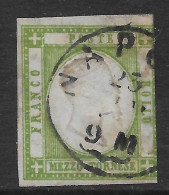 Italia Italy 1861 Antichi Stati Provincie Napoletane 1/2t Sa N.17 US - Neapel