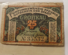 25 Pfennig Notgeld Grottkau - Deutschland - Sin Clasificación