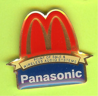 Pin's Mac Do McDonald's Point Of Sale & Wireless Audio Systems Panasonic - 7M29 - McDonald's