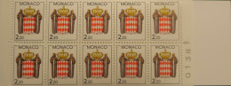 LP3969/316 - MONACO - 1987 - ARMOIRIES - CARNET N°1 TIMBRES NEUFS** - Libretti