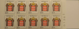 LP3969/316 - MONACO - 1987 - ARMOIRIES - CARNET N°1 TIMBRES NEUFS** - Postzegelboekjes