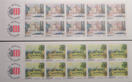 LP3969/320 - MONACO - 1992 - VIEUX MONACO-VILLE - CARNETS N°7 Et 8 TIMBRES NEUFS** - Postzegelboekjes
