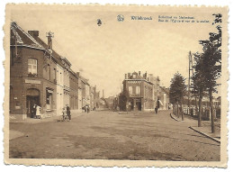 CPA Willebroeck, Kerkstraat En Statiestraat - Willebrök