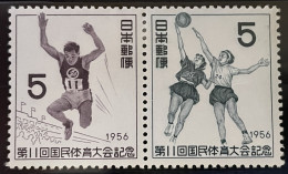 JAPAN - MH* - 1956 - # 628/629 - Ungebraucht