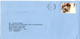 L73675 - Grossbritannien - 1984 - 22p Weihnachten '84 EF A Bf LONDON -> Westdeutschland - Cartas & Documentos