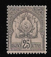 1888/ 93 Tunisie N°16* Cote 35€ - Unused Stamps