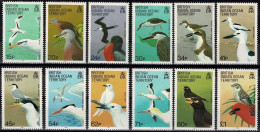 BIOT 1990 MiNr. 94 - 105  Birds  12 V   MNH ** 33.00 € - Britisches Territorium Im Indischen Ozean