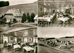 73761883 Neukirch Furtwangen Gasthaus Zum Roessle Gastraeume Panorama Neukirch F - Furtwangen