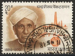 India 1971 - Mi 532 - YT 331 ( Chandrasekhara Venkata Raman, Nobel Prize ) - Usados