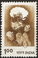 India 1980 - Mi 820 AYI - YT 629 ( Flowers Of Cotton ) Perf. 14½ X 14 - MNG - Ungebraucht