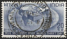 India 1971 - Mi 529 - YT 329 ( World Thrift Day ) - Usados