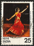India 1975 - Mi 646 - YT 449 ( Traditional Dance : Bharata Natyam ) - Used Stamps