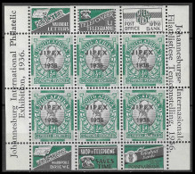 South Africa (**) - Van Riebeeck's Ship, Overprinted | Johannesburg Philatelic Exhibition JIPEX | MNH, 1936, Mi. Block 1 - Blocchi & Foglietti