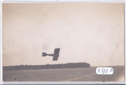 CARTE-PHOTO- AVION EN PLEIN VOL A IDENTIFIER - Other & Unclassified