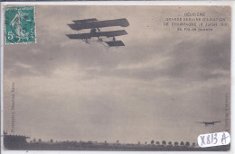 REIMS- DEUXIEME SEMAINE D AVIATION DE CHAMPAGNE- JUILLET 1910- FIN DE JOURNEE - Fliegertreffen
