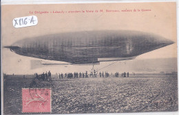 TOUL- LE DIRIGEABLE LEBAUDY ATTENDANT LA VISITE DE M BERTEAUX- MINISTRE DE LA GUERRE - Airships