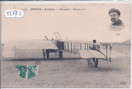 AVIATION- MONOPLAN BLERIOT N°8- ELD 37 - ....-1914: Precursores