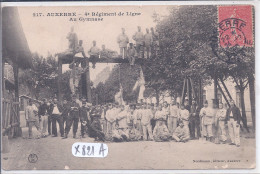 AUXERRE- 4 EME REGIMENT DE LIGNE- AU GYMNASE - Auxerre