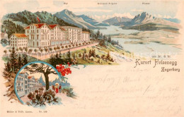 13851075 Zugerberg ZG Kurort Felsenegg Mit Rigi Berner Alpen Und Pilatus  - Altri & Non Classificati