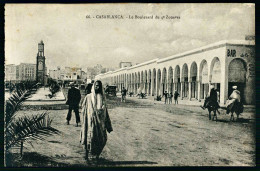 A66  MAROC CPA CASABLANCA - LE BOULEVARD DU 4 ZOUAVES - Collections & Lots