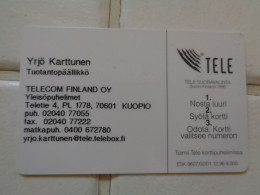 Finland Phonecard Tele Y2 - Finlande