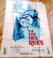 Affiche Orig Ciné LOI DES RUES De Funes Lino Ventura  Trintignant Illustration KERFYSER 1956 120X160 - Affiches & Posters