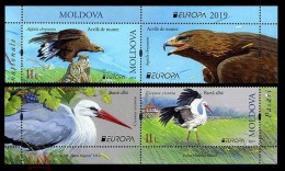 2019 Moldova 1096-1097+Tab Europa Cept / Birds 8,00 € - 2019