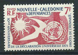 Nouvelle Calédonie - 1958 - Déclaration Droits De L' Homme - N° 285 - Neufs * - MLH - Nuovi