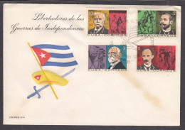 Cuba 1964 - Heroes Of The War Of Independence, Mi-Nr. 969/72, FDC - FDC